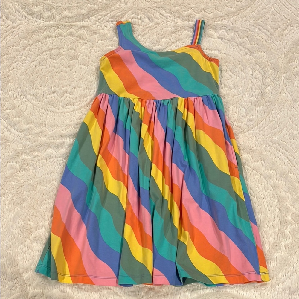 Hanna Andersson Colorful Striped Dress